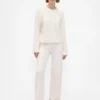 Pantalon en maille torsadée CashSoft