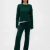Pantalon en maille torsadée CashSoft