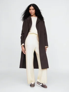 Pantalon en maille torsadée CashSoft