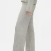 Pantalon en maille torsadée CashSoft