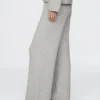 Pantalon en maille torsadée CashSoft