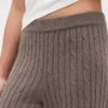 Pantalon en maille torsadée CashSoft