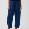 Pantalon facile à enfiler en denim de gaze de coton