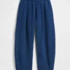 Pantalon facile à enfiler en denim de gaze de coton