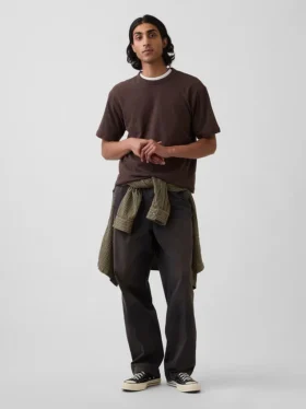 Pantalon kaki ample