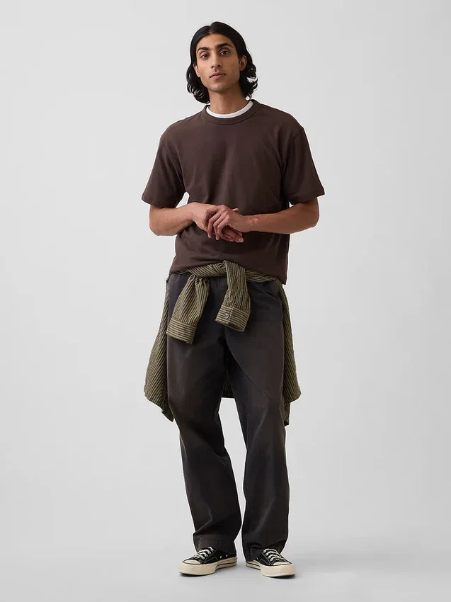 Pantalon kaki ample