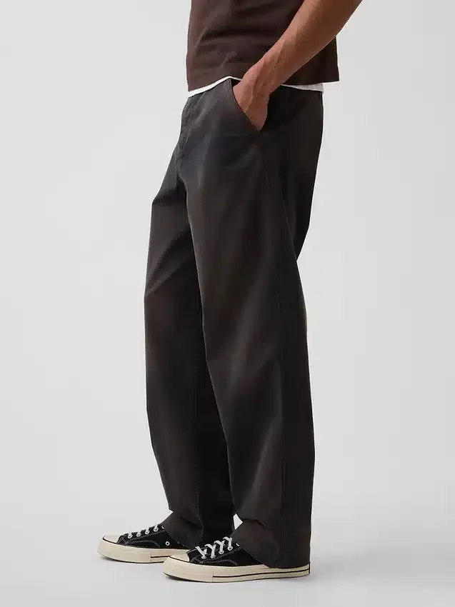 Pantalon kaki ample