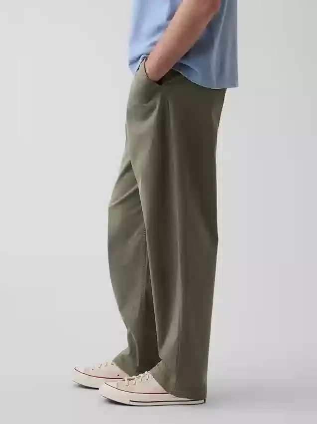 Pantalon kaki ample