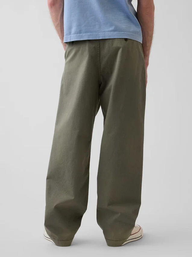 Pantalon kaki ample