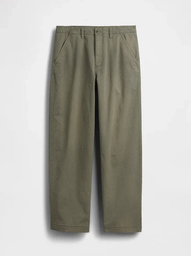 Pantalon kaki ample