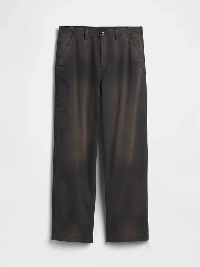 Pantalon kaki ample