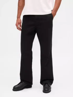 Pantalon kaki ample en sergé épais style années 90
