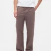 Pantalon kaki ample en sergé épais style années 90