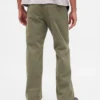Pantalon kaki ample en sergé épais style années 90