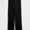 Pantalon kaki ample en sergé épais style années 90