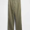 Pantalon kaki ample en sergé épais style années 90