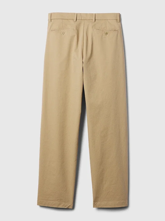 Pantalon kaki ample et moderne