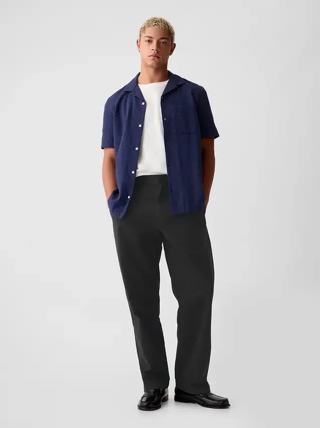 Pantalon kaki ample style années 90
