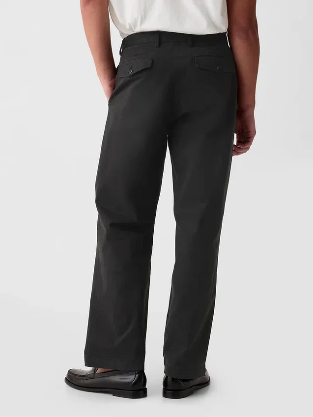 Pantalon kaki ample style années 90