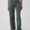 Pantalon kaki ample taille basse style années 90