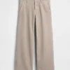 Pantalon kaki ample taille basse style années 90