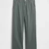 Pantalon kaki ample taille basse style années 90