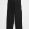 Pantalon kaki ample taille basse style années 90