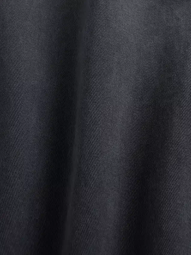 Pantalon kaki droit décontracté en sergé épais