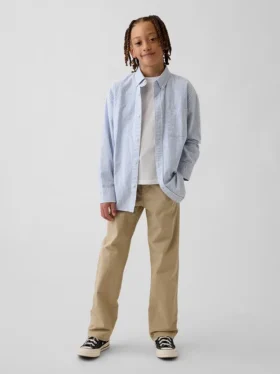 Pantalon kaki droit décontracté « Modern Uniform » pour enfants