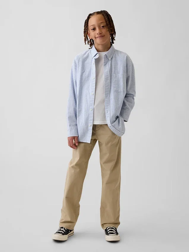 Pantalon kaki droit décontracté « Modern Uniform » pour enfants