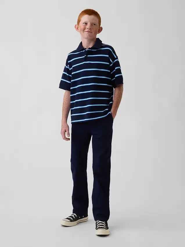 Pantalon kaki droit décontracté « Modern Uniform » pour enfants
