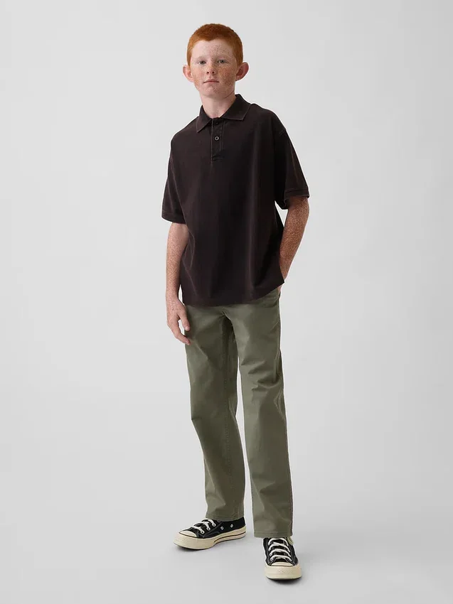 Pantalon kaki droit décontracté « Modern Uniform » pour enfants