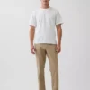 Pantalon kaki droit moderne
