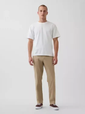 Pantalon kaki droit moderne