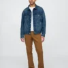 Pantalon kaki droit moderne