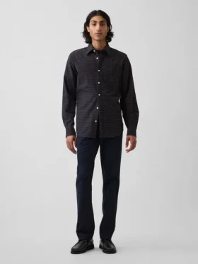 Pantalon kaki droit moderne