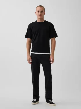 Pantalon kaki droit moderne