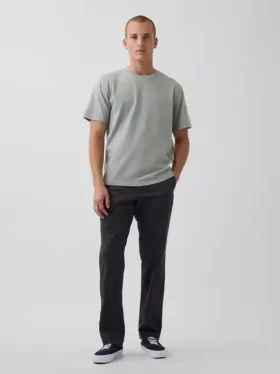 Pantalon kaki droit moderne