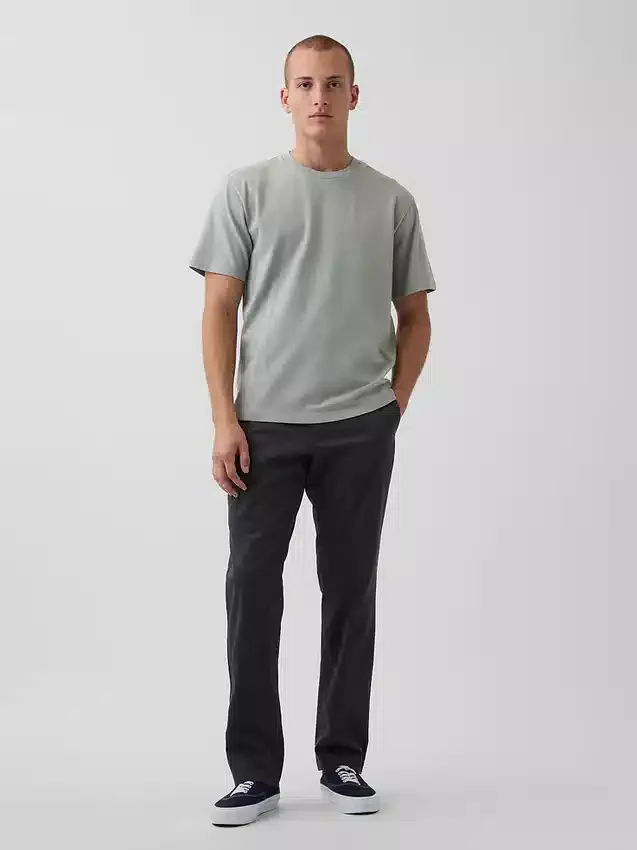 Pantalon kaki droit moderne