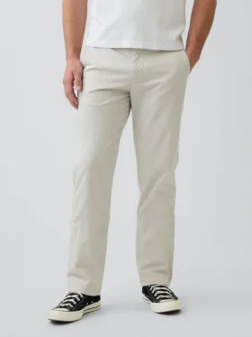 Pantalon kaki droit moderne