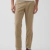 Pantalon kaki droit moderne
