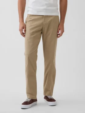 Pantalon kaki droit moderne