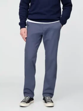 Pantalon kaki droit moderne