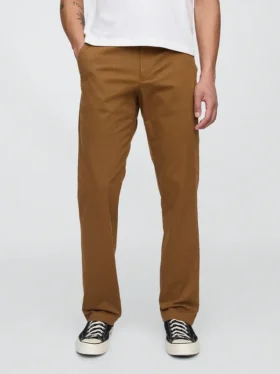 Pantalon kaki droit moderne