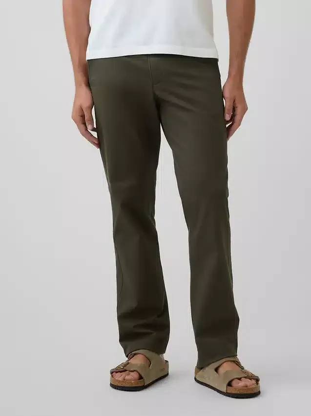 Pantalon kaki droit moderne