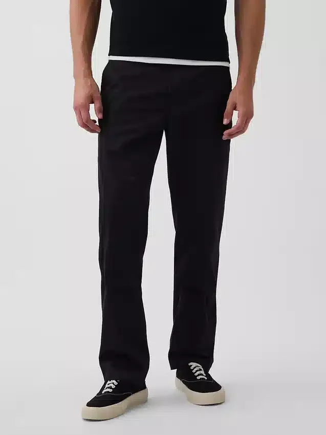 Pantalon kaki droit moderne