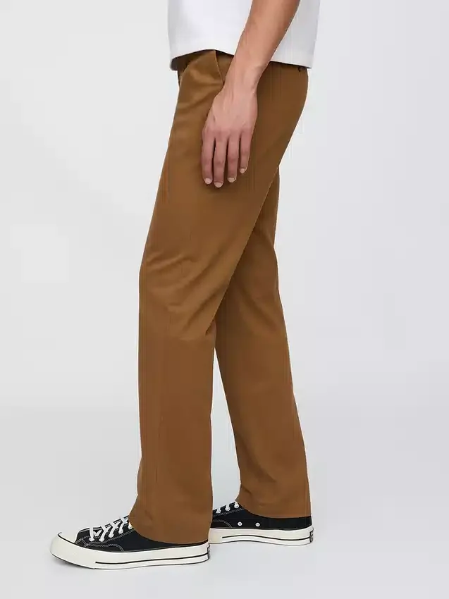 Pantalon kaki droit moderne