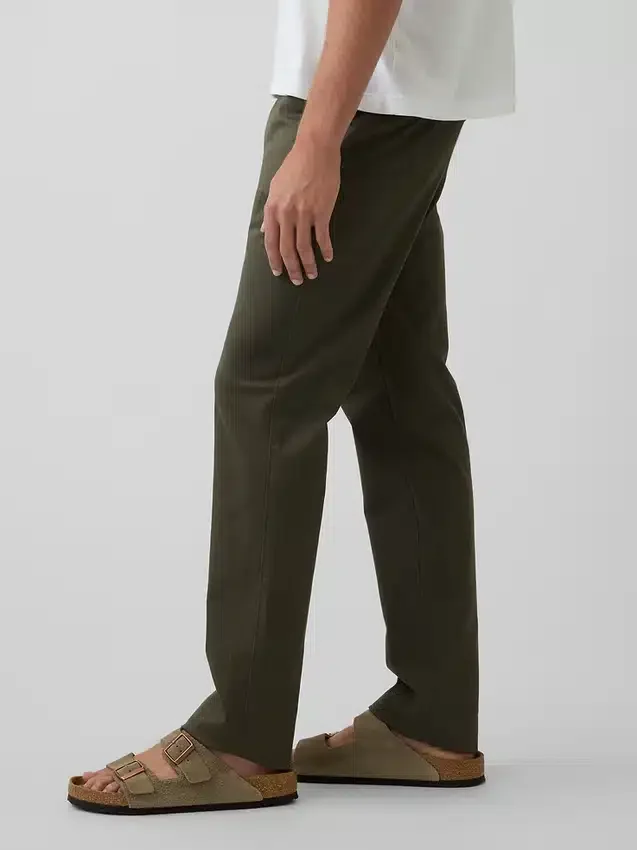 Pantalon kaki droit moderne