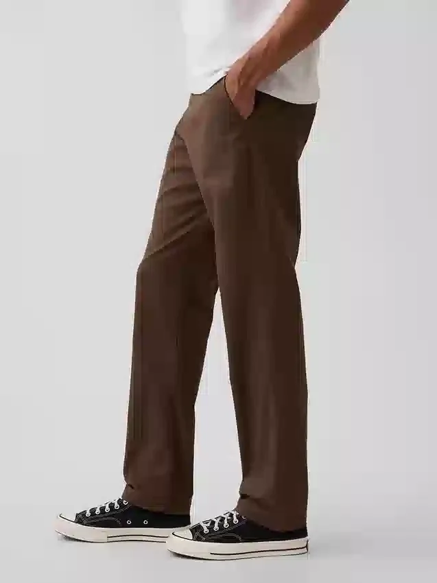 Pantalon kaki droit moderne