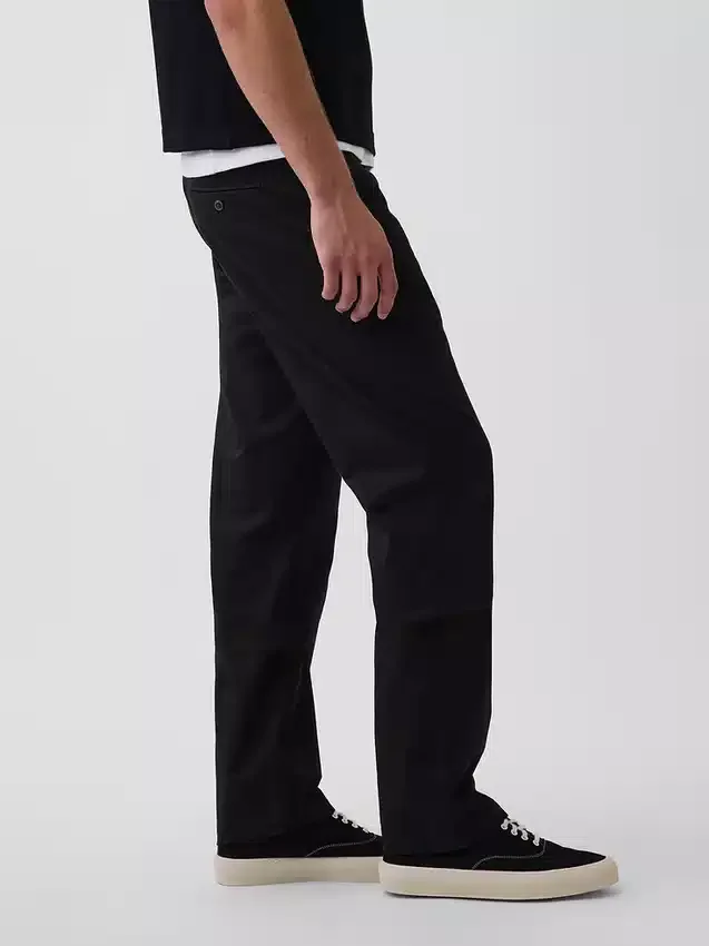 Pantalon kaki droit moderne